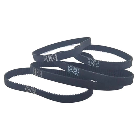 Heavy Duty 6mm Timing Belt For Power Transmission, Durable Wear Resistant Drive Belt Set For 184 186 188 190 192 194 196 198
