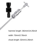 Blind Hole Bearing Puller Extractor Kit Alloy Steel For Bearings 30mm To 32mm Suitable For Mechanics And Home Dudes Wanting Easy Removal Slide Assembly Gives No Sweat When Working Vehicles Or Engines At Home You Deserve Tools For Daily Grinds., alloy steel slide hammer with 32mm chuck, 362mm length