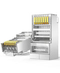 Shielded Cat6 RJ45 Connectors With Modular Plugs For Solid Or Stranded Ethernet Cable FTP STP in clear plastic housing