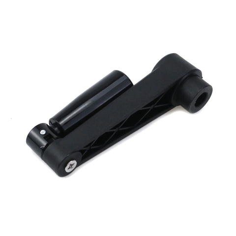5 Inch Nylon Crank Handle Foldable Swivel Rocker For Industrial Machinery Tools And Equipment With 12mm Hole Diameter