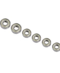 Six Piece Saw Bearings Set For Grizzly G0555 Band Saw With Replacement And Guide Bearings Includes 2 Thrust Bearings And 4 Guide Bearings
