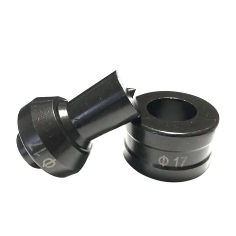 Heavy Duty Hydraulic Round Hole Punch Die Set For Metal Stamping And Sheet Metal Work 4 Piece Replacement Dies In 22 23 24 25 Millimeters