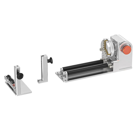 5 in 1 Rotary Roller Engraving Kit for Cylindrical Objects Adjustable 180 Degree Clamp with metal components displayed