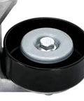 Heavy Duty Serpentine Drive Belt Tensioner Kit Fits Chevy Silverado And Express 1999 To 2008 Including 48L 53L 57L 60L 62L Engines To Stop Squealing And Maintain Optimal Belt Tension For Your Truck To Run Smooth And Skip The Shop Bills Always black pulley close-up