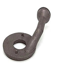 Model 1231 Front Venturi For Open Burner Replacement Part, Genuine OEM Build, shown in durable gray material from top angle