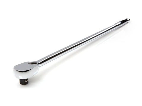 Half Inch Drive 24 Inch Ratchet With 90 Tooth Gear For Ultra Compact Head And Smooth 4 Degree Swing Ideal For Tight Spaces