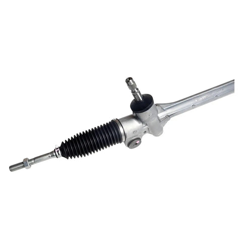 Steering Column Type Electric Power Steering Rack And Pinion Ceps Assembly For Cars And Ev Vehicles With Tight Handling Dialed In Control and Rock Solid Road Grip for a smooth cruising experience, with rubber boot seen.