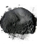 Molybdenum Disulfide Powder MoS2 1.5 Micron 20g High Purity 99.8 Percent Fine Ash Black Research Grade Powder visible as fine black heap