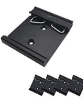 DIN Rail Mounting Clip One And Three Quarter Inch Width Universal Aluminum Alloy Bracket Snap In Fixed Clamp For 35mm Slotted DIN Rail Four Pack