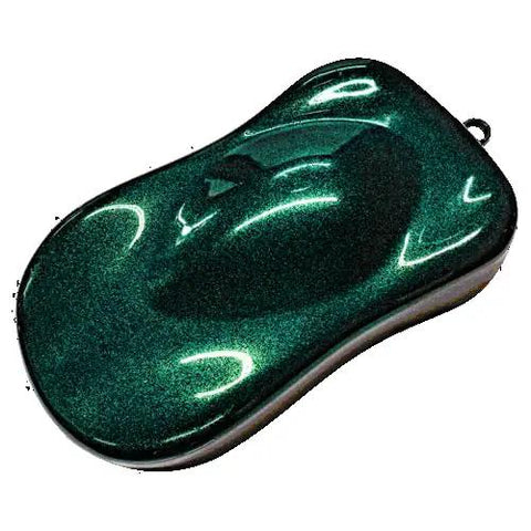 Bold Emerald Green Automotive Basecoat Midcoat Gallon Ready To Spray Heavy Duty Paint With Included Reducer, color sample