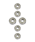 Six Piece Saw Bearings Set For Grizzly G0555 Band Saw With Replacement And Guide Bearings Includes 2 Thrust Bearings And 4 Guide Bearings