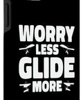 Hang Glider Graphic Case For 15 Plus Worry Less Glide More Built For Go Big Air And Everyday Drop Proof Protection, black cover