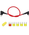 TIPM Bypass Cable And Fuel Pump Relay Kit For Dodge Jeep Chrysler, Vehicle Wiring Set With 5 Fuse Clips, Fuse Holder, 5 Piece Pack