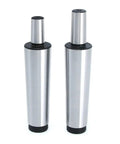 Dude, grab this Awesome Morse Taper Shank Drill Chuck Holder For Your MT1 To 5 Lathe Or Milling Machine Tool Set With Bore Sizes From 10mm To 22mm For Serious Drilling Action And Rock Solid Clamping Power In Any Garage Job Today. Two silver Morse taper adapters for drill chucks.