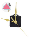 Quartz Clock Movement Battery Operated No Tick Silent Wall Clock Mechanism Replacement Kit For DIY Repairs, compact size with gold hands