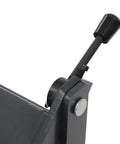 Close-up of lever on 24 Inch Sheet Metal Hand Brake Workhorse For Industrial Precision Pan And Box Bends Benchtop Forming Machine