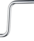 13 Inch Shower Head Extension Arm With Flange S Shaped High Rise Extender Long Stainless Steel Rainfall Pipe Arm Chrome Finish