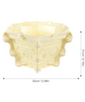 Hexagonal Concrete Bonsai Pot Mold For DIY Succulent And Flower Pots 12.59 x 12.2 x 8.26 Inches Durable Garden Container
