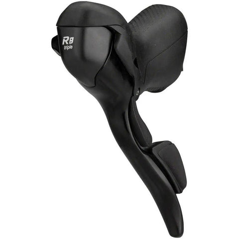 Black R8 Drop Bar Shift Lever Set For 3x8-Speed Road Bikes Shimano Compatible Dope Ergonomic Levers with Durable Aluminum