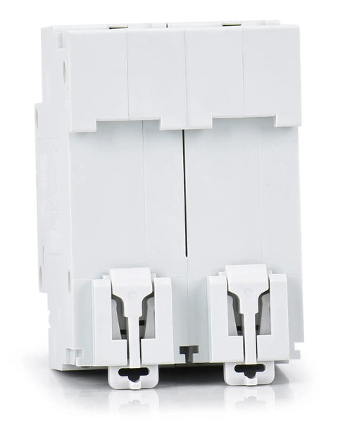 DC Miniature Circuit Breaker 2 Pole 500V 100A With Arc Extinguishing Magnetic System, white plastic body