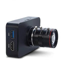 Slick 4K HDMI USB Camera With Crisp 1080P Streaming And Dead Simple Plug And Play Setup Featuring A Tight 6 To 12 Millimeter Manual Zoom Lens.