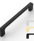 10 Pack 5 Inch Matte Black Cabinet Pulls Zinc Alloy Kitchen Cabinet Handles Cabinet Hardware For Cabinets And Drawers 128mm Center To Center