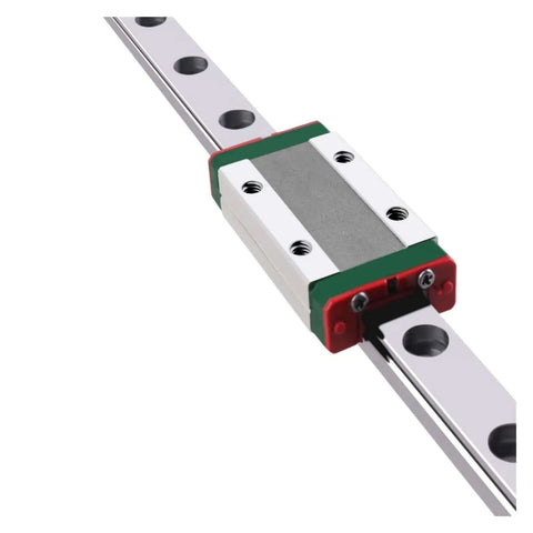 Get Your Build On Point With This High Precision MGN15H Linear Guide Rail Kit Featuring 100mm To 1000mm Slide Options For Smooth Low Friction Motion And Zero Maintenance Needed, MGN15H rail carriage on silver guide rail