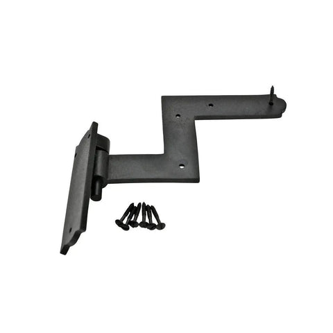 Six Pack Of Wrought Iron Lift Off Pintle Shutter Hinges For 6.5 Inch Black Colonial Window And Gate Hardware Rust Resistant Matte Finish