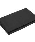 88 Key Digital Piano Dust Cover Soft Breathable Fabric Keyboard Protector, folded, in black fabric for electronic instruments