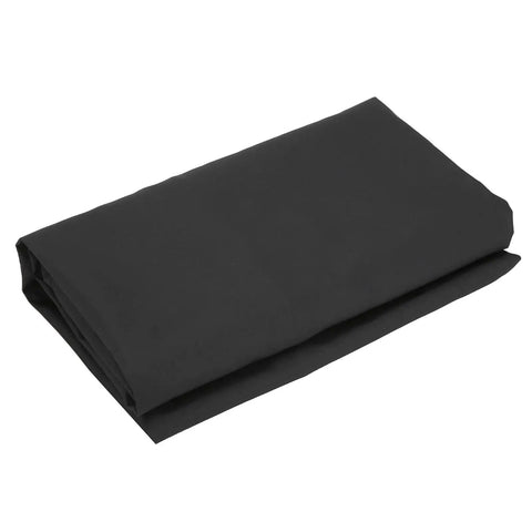 88 Key Digital Piano Dust Cover Soft Breathable Fabric Keyboard Protector, folded, in black fabric for electronic instruments