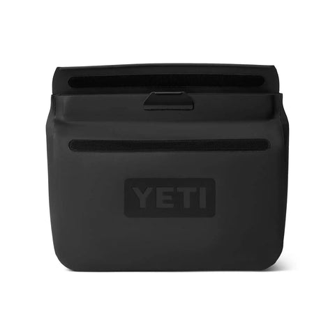 Front view of Sidekick Dry 3L Gear Case Black Built To Take On Rainy Days And Float Trips With HydroShield Magnetic Closure And DryHide Shell