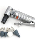 90 Degree Pneumatic Die Grinder Kit Bad Boy High Octane 25000 RPM Aluminum Body Compact Air Angle Tool for Metalworking with accessories