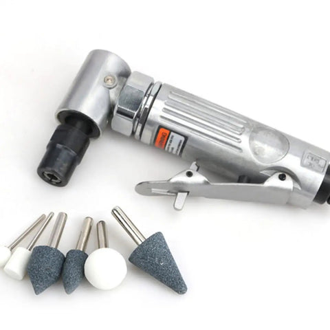 90 Degree Pneumatic Die Grinder Kit Bad Boy High Octane 25000 RPM Aluminum Body Compact Air Angle Tool for Metalworking with accessories