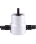 Dope Double Head Metal Nibbler Cutter With Nonslip Handle Fits Electric Drill for precise cuts on thin sheet metal.