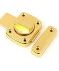 Universal Zinc Alloy Door Latch For Sliding Gates And Heavy Duty Entry Locks Rock Solid Knockout Security Bolt with gold finish.