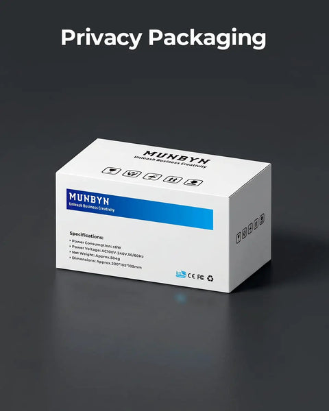 Box packaging for Counterfeit Bill Detector With Dual UV LED Lights For All Currencies And ID Verification