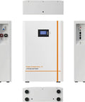 No Fuss Plug And Go 10Kwh Lifepo4 Solar Battery Smart Touch Display 51.2V 200Ah Wall Mount Home Backup view from multiple angles.