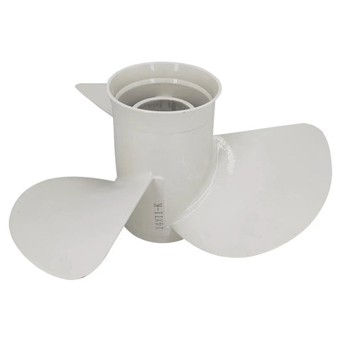 14 Diameter 11 Pitch Aluminum Boat Propeller For Yamaha Outboards 60HP To 130HP Right Hand Rotation With 15 Tooth Spline 6E5 45954 00 00