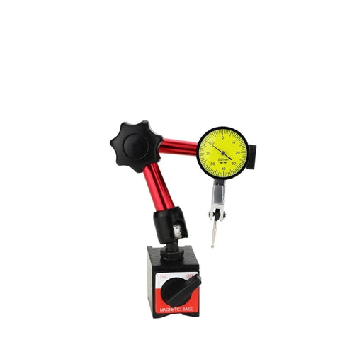 Lever Dial Magnetic Holder With Measuring Probes Stand Pro Grade Portable Micrometer Dial Gauge Magnetic Base For Precision Measurements In Woodworking And Handy Crafting Projects, 0.01 mm dial