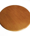Premium Wooden Lazy Susan Turntable Nailed It Design Smooth Spinning Rotating Serving Plate circular wooden serving tray top view.