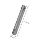 Rock Solid Damaged Screw Extractor Kit For Steel And M5 To M10 Threads Makes Broken Stripped Screws Disappear Fast So You Can Wreck Less Metal And Fix Stuff Like A Boss This Portable Tool Set Is Total Game Changer For Any Garage Or DIY Job When You Need 6.9 cm steel extractor bit