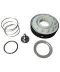 Clutch Slider Assembly Kit For Washing Machines With Band Lock Ring Nut Black And White Transmission Sliding Component Replacement Parts Durable High Strength Wear Resistant For Easy One Time Install, spring ring set