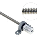 DIY Friendly 3D Printer Vertical Screw Rod Kit With T8 Lead Screw 2mm Pitch And 12mm 14mm Lead Options Stainless Steel Shaft close-up