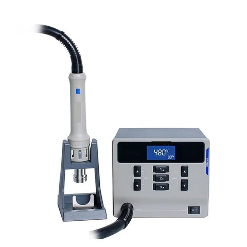 Hot Air Rework Station 1000W With Digital Dual Display Lead Free Soldering Gun For Phone PCB Chip Repair Temperature Adjustable