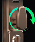 No Sweat Keyless Entry Rig Featuring 3D Biometric Scanner close-up of the locking mechanism with smooth operation indicator.