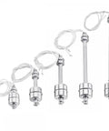 Stainless steel Water Level Sensor Float Switch For Vertical Mounting, liquid level controller rods with wires for tanks and pumps