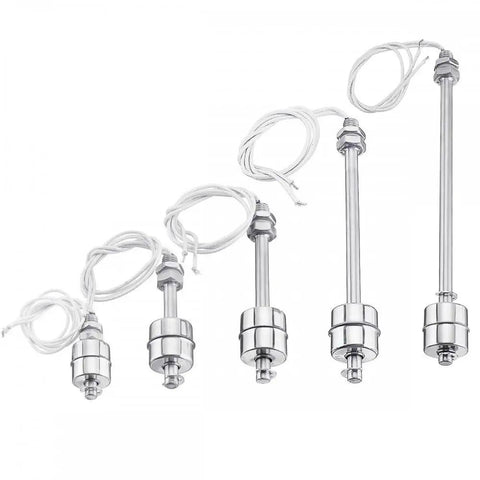 Stainless steel Water Level Sensor Float Switch For Vertical Mounting, liquid level controller rods with wires for tanks and pumps