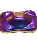 Garage Ready Superflake Automotive Basecoat Midcoat Gallon Straight From Can Drop Ready Spray Blend With Fast Set Medium Reducer For Hot Rod Custom Auto Paint And Smooth Finish shown as a multicolored, iridescent paint sample.