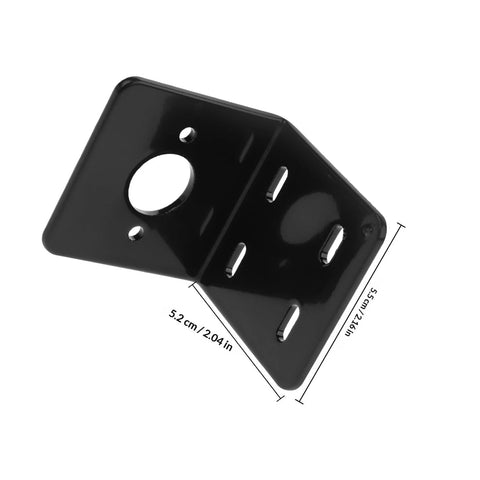adjustable gear motor mount L-shaped bracket with holes