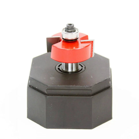 Depth Rabbeting Router Bit With Bearings, Adjustable Cut Depth 5/16 3/8 7/16 1/2, 2 Cutters, 1 3/8 Diameter, 1/2 Shank